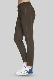 Iron Hyde Vixen Lady’s Long Track Pants (Olive Green) - Iron Hyde