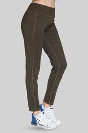 Iron Hyde Vixen Lady’s Long Track Pants (Olive Green) - Iron Hyde