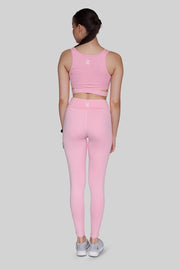 Iron Hyde Flamingo Lady’s Long Track Pants + Savannah Sports Bra (Pink) - Iron Hyde