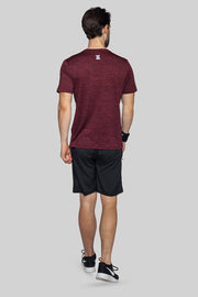 Iron Hyde Leon Men’s Sports T-Shirt (Maroon) - Iron Hyde