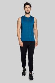 Iron Hyde Arslan Men’s Sports Vest (Navy Blue) - Iron Hyde