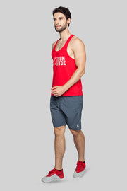 Iron Hyde Bison Men’s Sports Vest (Red) - Iron Hyde