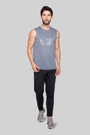 Iron Hyde Tigris Men’s Sports Vest (Grey) - Iron Hyde