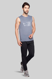 Iron Hyde Tigris Men’s Sports Vest (Grey) - Iron Hyde